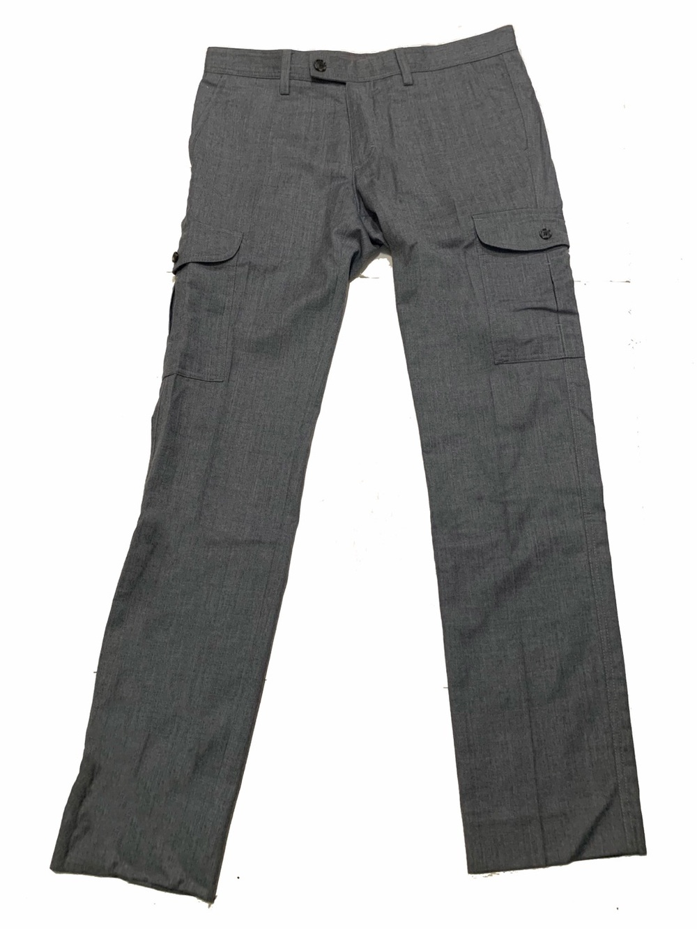 Hugo Boss Men's Gray Cargo Trousers